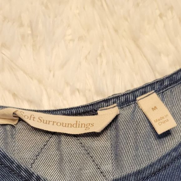 Soft Surroundings chambray tunic - Picture 5 of 6